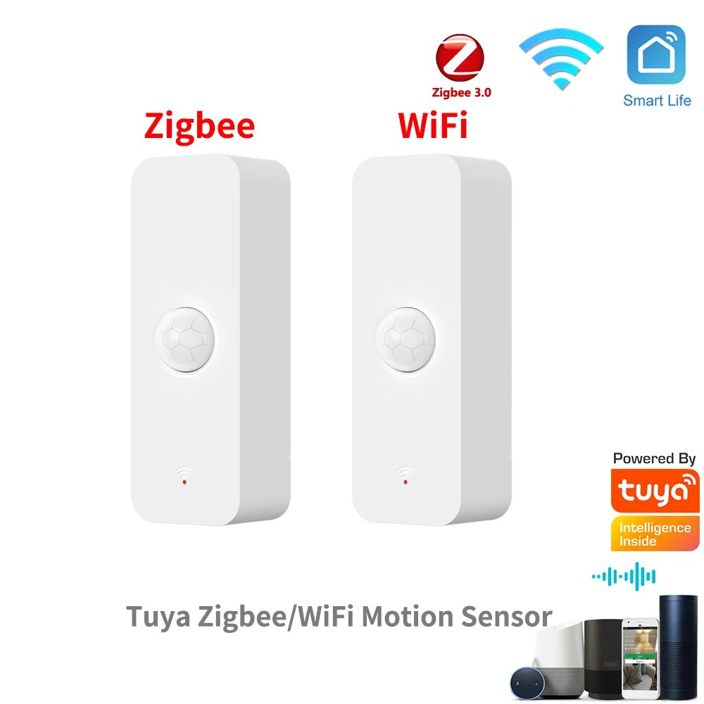 Home Security Alexa - Tuya WiFi Zigbee PIR モーションセンサースマートホーム人体赤外線検出器セキュリティスマートライフは Alexa
