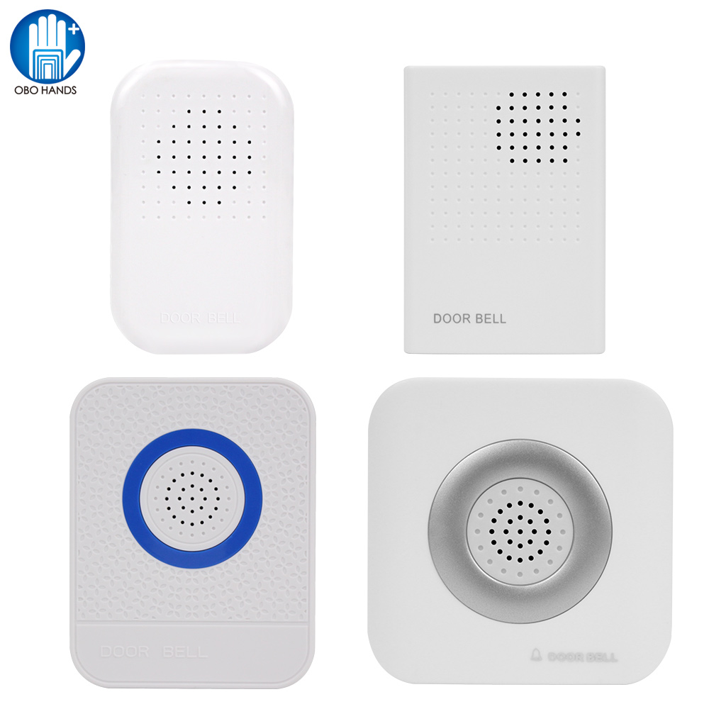 Home Security Ring System - 4 ワイヤー有線ホワイトドアベル DC12V アクセス制御ドアベル電子 Dingdong 着信音リングボタンホームセキュリティシステム用