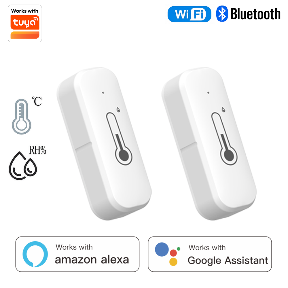Home Security Alexa - Tuya 温度および湿度センサー Wi-Fi Bluetooth 接続 スマートホーム温度監視