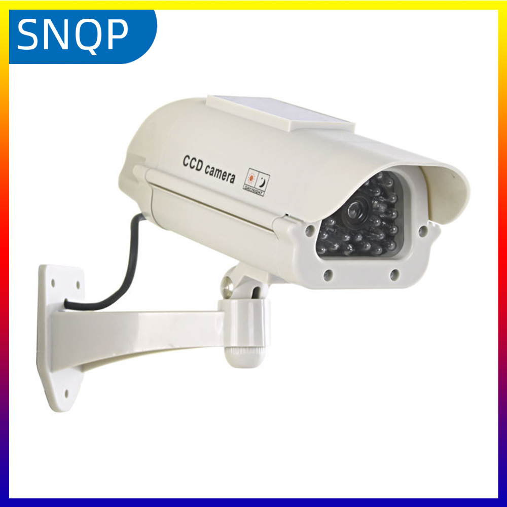 Home Security Camera Installation - シミュレーションソーラーカメラ 防水偽カメラ ダミーCCDセキュリティカメラ 赤色点滅LED ホームオフィス監視 盗難防止
