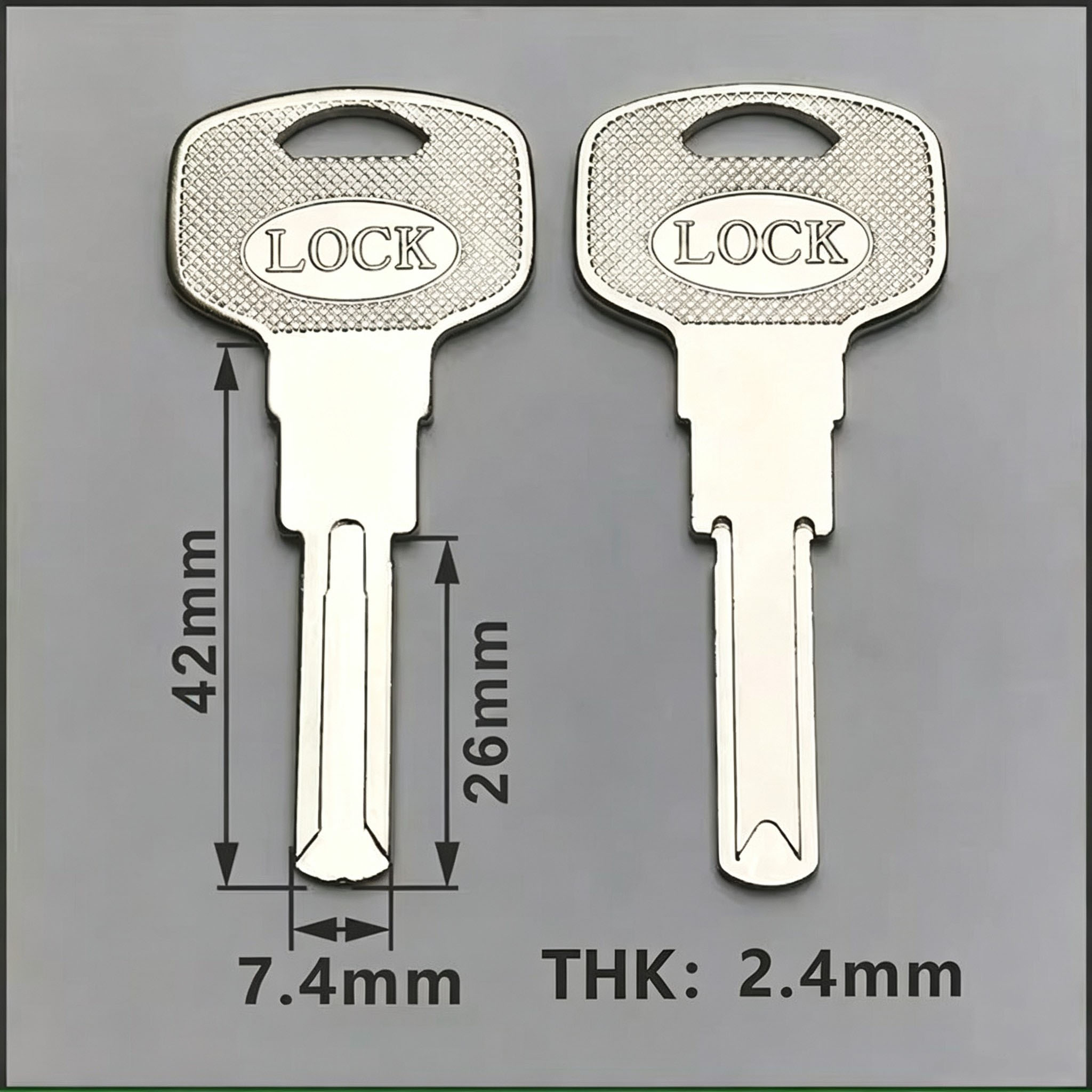 Home Security Electronics - 10 個電気制御ロックキーエンブリオインテリジェント指紋ロックブレード電子ロックキーロック屋用品ブランクキー