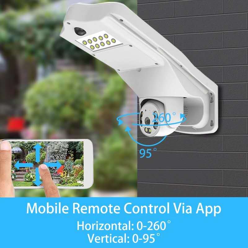 Home Security Flood Lights - 2MP 1080P V380Pro 投光器中庭ランプ IP カメラフルカラーインターホンワイヤレス