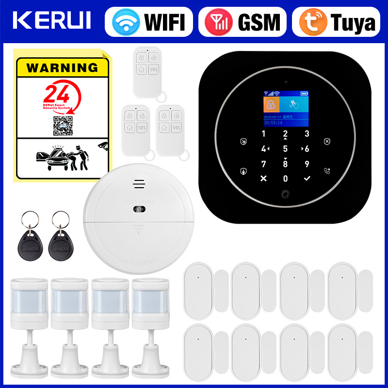 Home Security Technician - KERUI G12 ワイヤレス Tuya ホーム警報システムキット WiFi