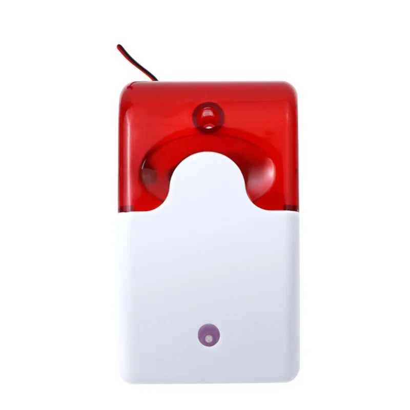 Home Security Zones - 有線ストロボサイレン耐久性のある 12V サウンドアラーム点滅ライトストロボサイレン 99 ゾーン用 PSTN/GSM