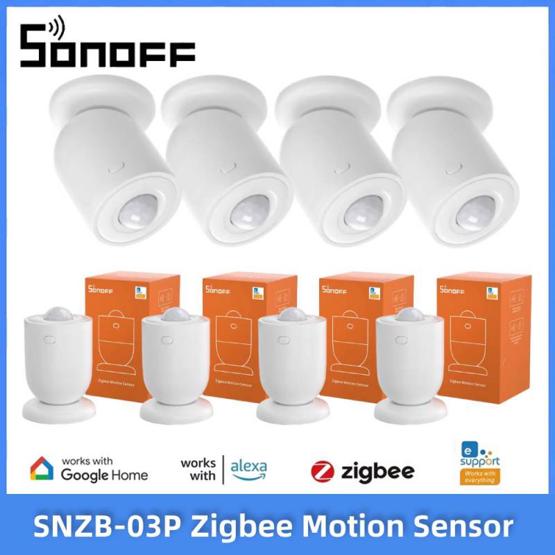 Home Security Alexa - SONOFF SNZB-03P Zigbeeモーションセンサー ホームセキュリティ ローカルスマートシーン連携 EWeLinkアプリ