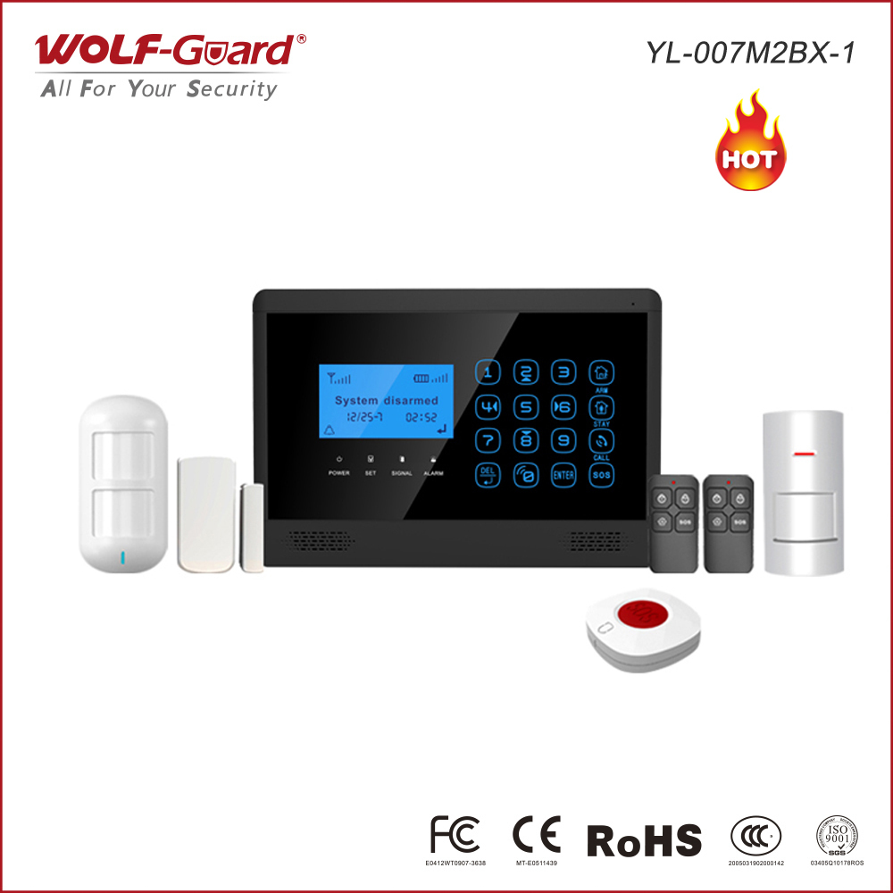 Home Security Zones - タッチキーパッド GSM セキュリティ警報システム 4 有線 10