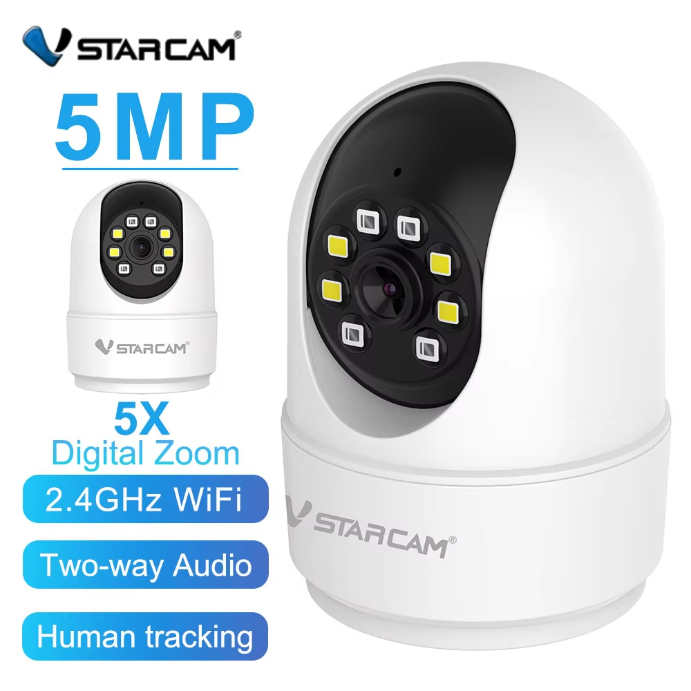 Home Security Zones - Vstarcam CS49L 家庭用360度室内セキュリティカメラ ° カラーナイトビジョン、双方向音声、動体検知、ゾーンカスタマイズ